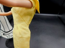 barbie yellow silk pak dress 2 side a